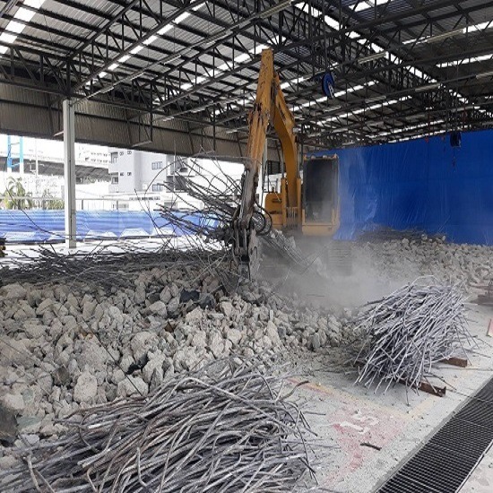 รับรื้อถอนโครงเหล็ก สมุทรสาคร